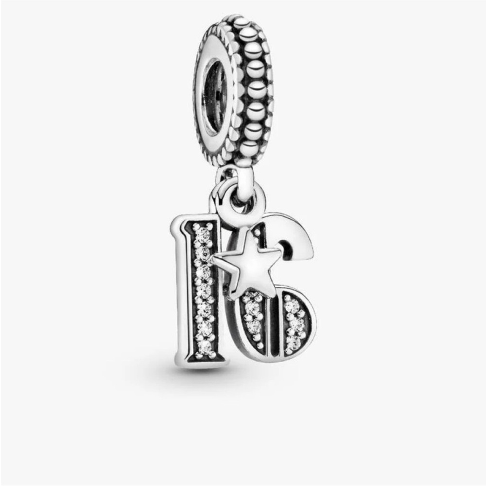 Silver pandora charm